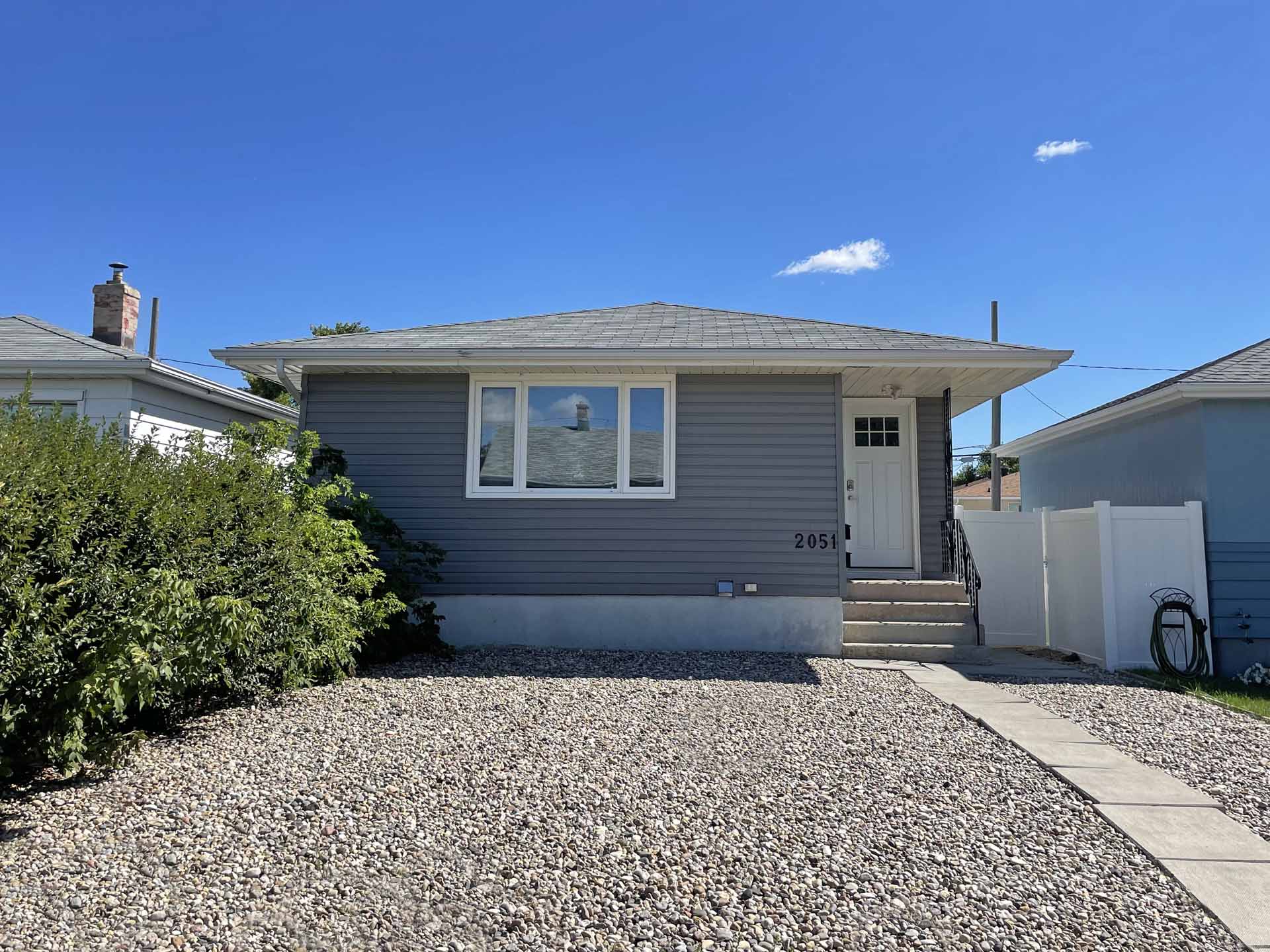 Rental home at 2051 Fleury Street in the Al Ritchie neighbourhood, Regina, Saskatchewan close with quick access to thoroughfares which will take you anywhere in the city.